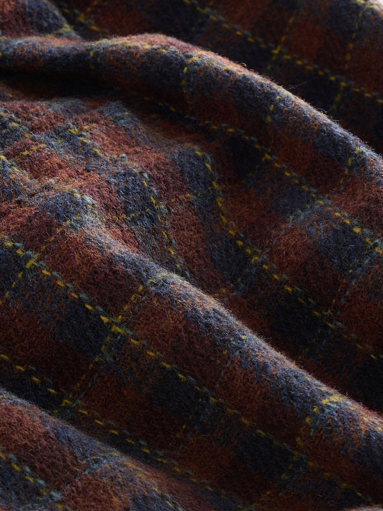 Brown Check Pleat Front Shorts (3-16yrs) - Image 8 of 8