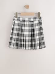Black/White Check Pleated Skirt (3-16yrs) - Image 6 of 9
