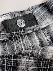 Black/White Check Pleated Skirt (3-16yrs) - Image 8 of 9