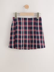 Navy Pleated Check Skirt (3-16yrs) - Image 2 of 5