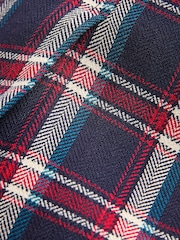 Navy Pleated Check Skirt (3-16yrs) - Image 5 of 5
