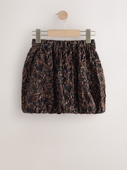 Black Animal Print Bubble Skirt (3-16yrs) - Image 5 of 7