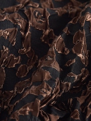 Black Animal Print Bubble Skirt (3-16yrs) - Image 6 of 7