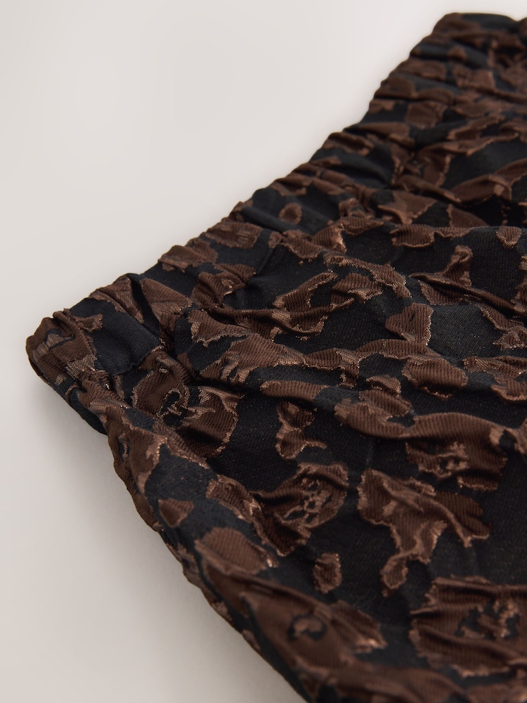 Black Animal Print Bubble Skirt (3-16yrs) - Image 7 of 7