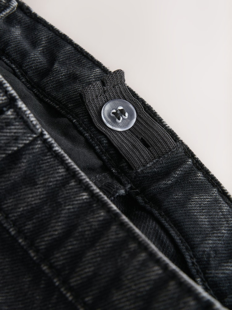 Charcoal Grey Denim Bow Embellished Skirt (3-16yrs) - Image 5 of 5