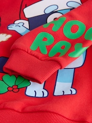 Red Christmas Mickey Mouse Crew Sweatshirt (3mths-8yrs) - Image 4 of 4