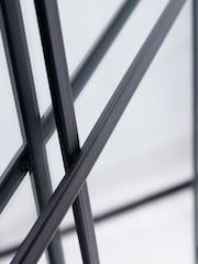 Pacific Lifestyle Grey Metal 12 Section Floor Mirror - Image 3 of 5