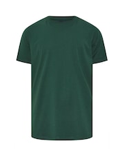 Зелений - BadRhino Big & Tall Soft Touch T-Shirt - Image 6 of 7