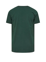 Зелений - BadRhino Big & Tall Soft Touch T-Shirt - Image 7 of 7