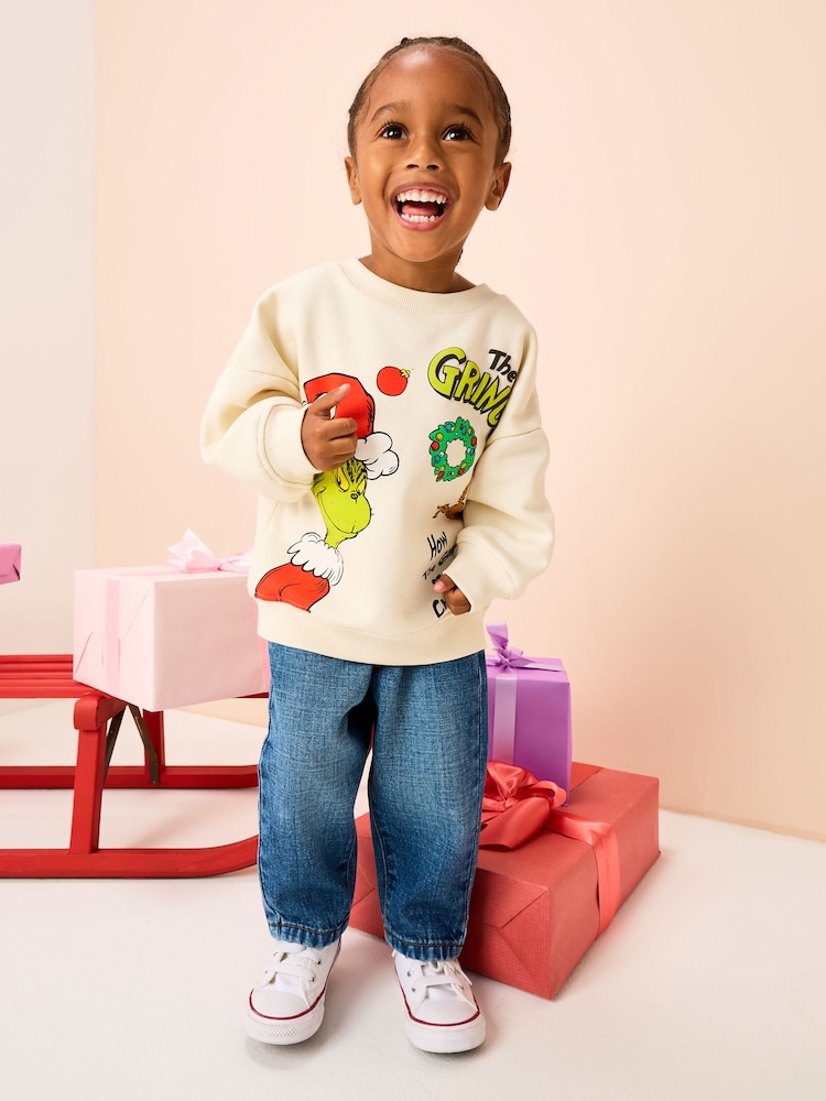 White The Grinch Crew Sweatshirt (6mths-8yrs) - Image 2 of 4