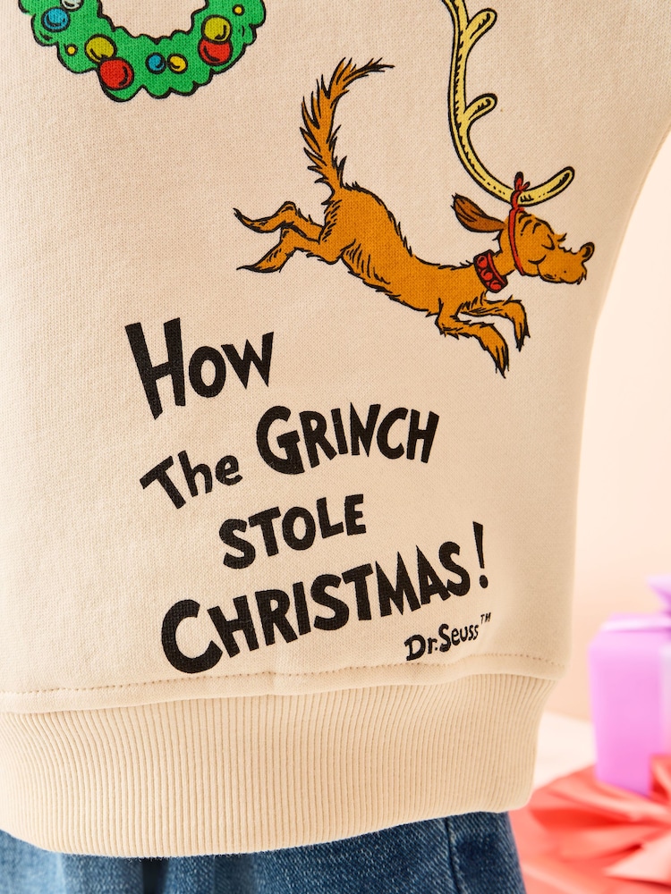 White The Grinch Crew Sweatshirt (6mths-8yrs) - Image 4 of 4