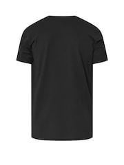 Чорний - BadRhino Big & Tall Soft Touch T-Shirt - Image 7 of 7