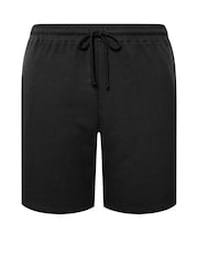 BadRhino Big & Tall Black Textured Shorts - Image 6 of 7