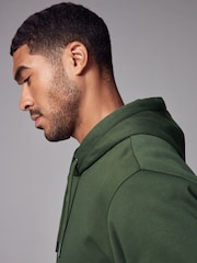 Charcoal Grey/Khaki Green Cotton Rich Graphic Print Hoodie 2 Pack - Image 8 of 16