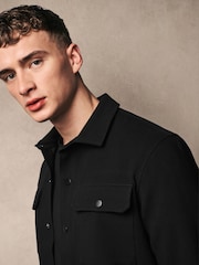 Black/Navy Blue Popper Shacket 2 Pack - Image 5 of 6