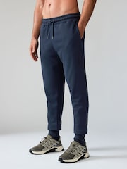 Black/Navy Blue/Grey Marl Cotton Rich Jersey Joggers 5 Pack - Image 2 of 6