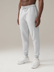 Black/Navy Blue/Grey Marl Cotton Rich Jersey Joggers 5 Pack - Image 4 of 6