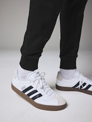 Black/Navy Blue/Grey Marl Cotton Rich Jersey Joggers 5 Pack - Image 6 of 6