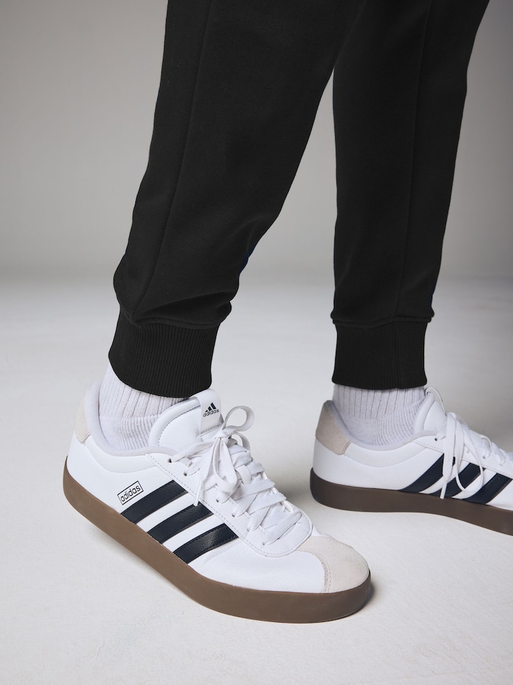Black/Navy Blue/Grey Marl Cotton Rich Jersey Joggers 5 Pack - Image 6 of 6