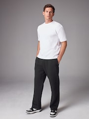 Black/Navy Blue/Grey Marl Open Cotton Rich Jersey Joggers 5 Pack - Image 9 of 27