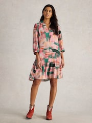 White Stuff Pink Harpreet Dress - Image 1 of 6