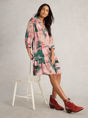 White Stuff Pink Harpreet Dress - Image 4 of 6