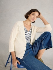 White Stuff Natural Naria Cardigan - Image 1 of 6