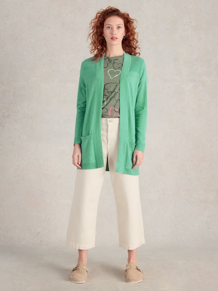 White Stuff Tanya Longline pletena jopa - Slika 1 iz 6