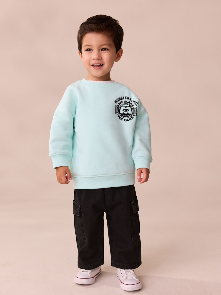 Blue Monsters Inc Crew Sweatshirt (6mths-8yrs) - Image 1 of 8