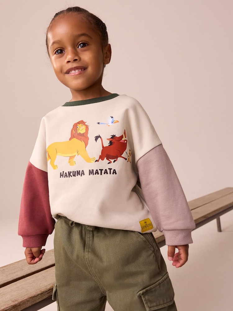 Stone Lion King Crew Sweatshirt (6mths-8yrs) - Image 1 of 4