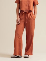 PixieGirl Petite Red Wide Leg Trousers - Image 2 of 5