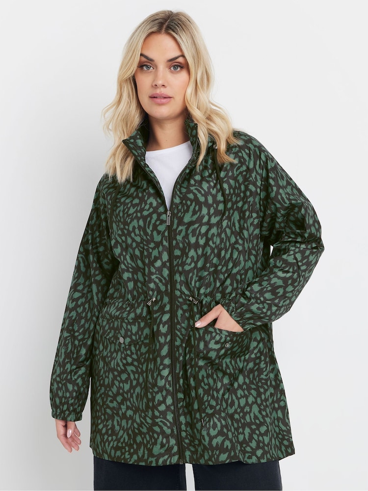 Yours Curve Green Lightweight Parka - Image 5 of 5 Yours Curve Green Lightweight Parka - Image 5 of 5