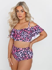 Yours Curve Pink High Waisted Briefs - Image 2 of 7