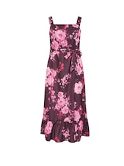 Yours Curve Purple London Flower Look Dress - Image 5 of 5