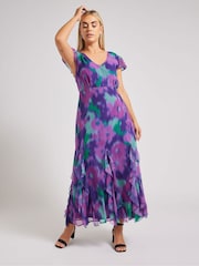 Платье с оборками и подолом Yours Curve London - Image 4 of 6