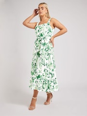 Yours Curve Green London Look Dress - Image 5 of 6