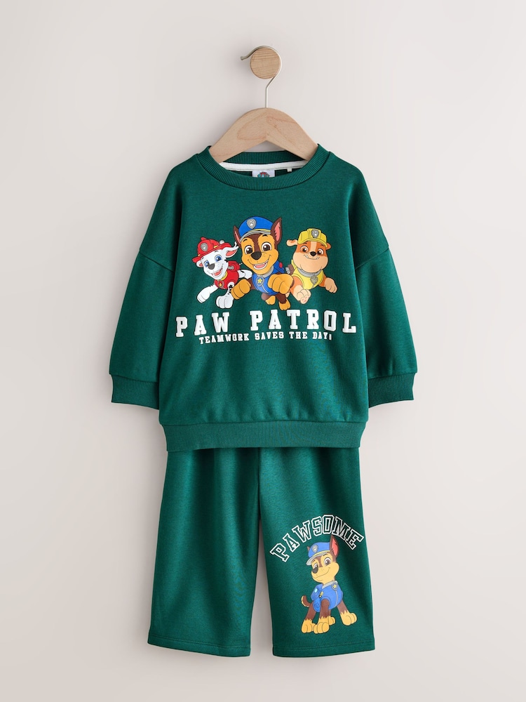 Forest Green Paw Patrol Crew Sweatshirt and Joggers Set (6mths-8yrs) - Image 1 of 5