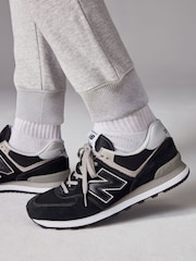 Black/Grey Marl Jersey Cuffed Cargo Joggers 2 Pack - Image 15 of 20
