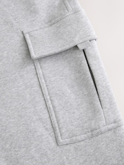 Black/Grey Marl Jersey Cuffed Cargo Joggers 2 Pack - Image 19 of 20