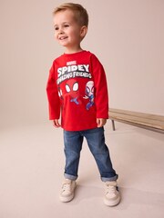 Red Spidey and His Amazing Friends Long Sleeve T-Shirt (6mths-8yrs) - Image 3 of 4
