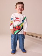 White Hot Wheels Long Sleeve T-Shirt (9mths-8yrs) - Image 2 of 8