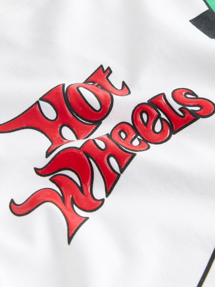 White Hot Wheels Long Sleeve T-Shirt (9mths-8yrs) - Image 8 of 8