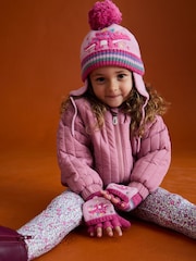 JoJo Maman Bébé Pink Unicorn Bomber Jacket - Image 6 of 12