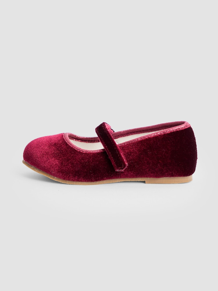 JoJo Maman Bébé Red Ballet Shoes - Image 4 of 4 JoJo Maman Bébé Red Ballet Shoes - Image 4 of 4