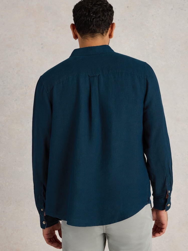 White Stuff Blue Navy Keswick Shirt - Image 2 of 6 White Stuff Blue Navy Keswick Shirt - Image 2 of 6