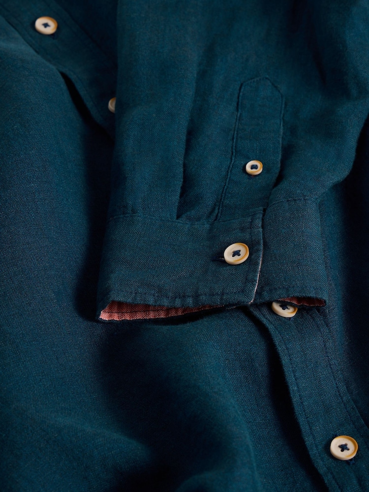 White Stuff Blue Navy Keswick Shirt - Image 6 of 6