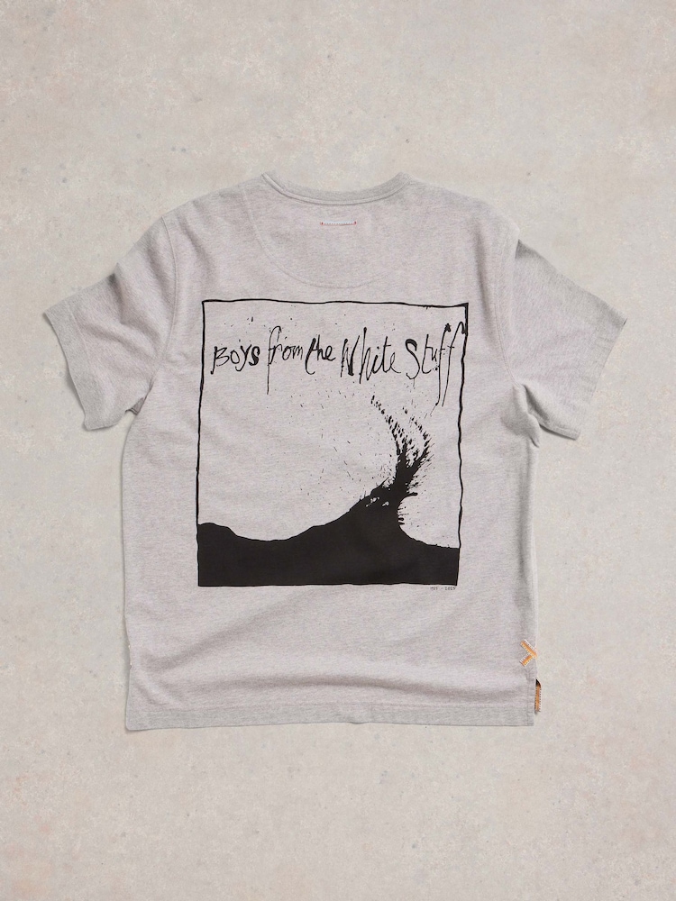 White Stuff Grey Pocket 100% Cotton T-Shirt - Image 6 of 7