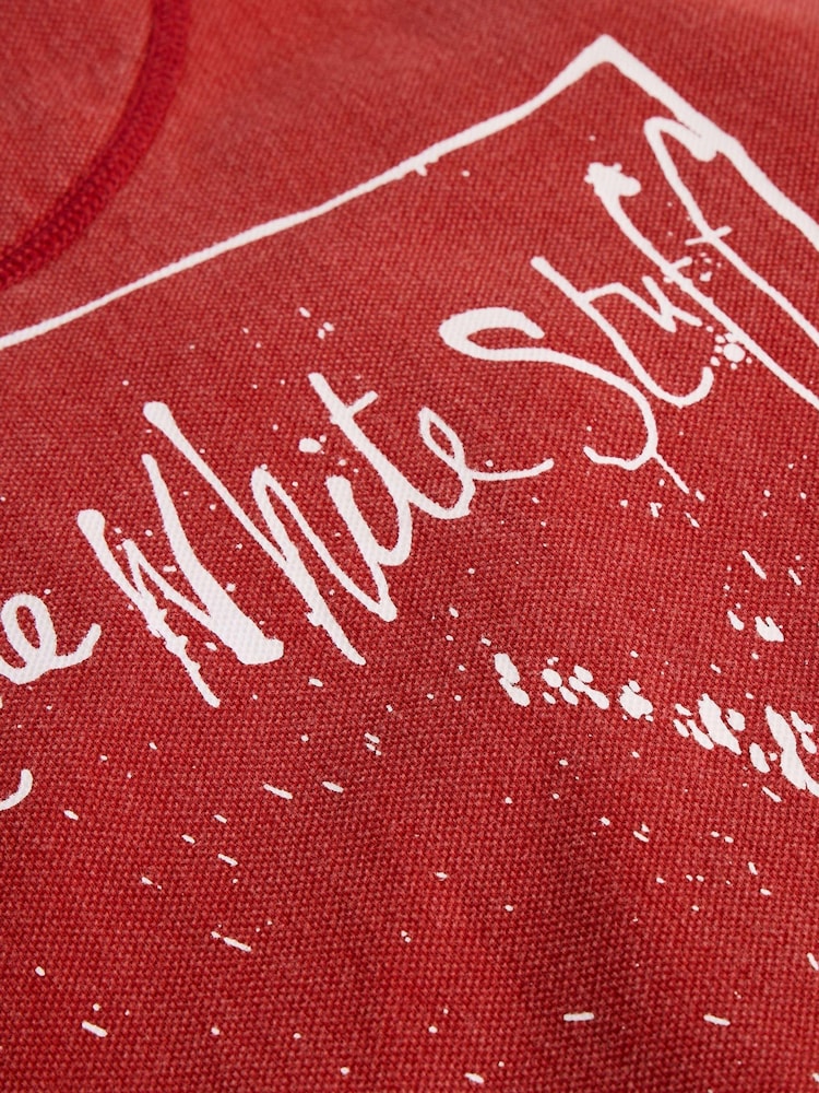 White Stuff Red 100% Cotton Pique Half Zip Sweatshirt - Image 7 of 7 White Stuff Red 100% Cotton Pique Half Zip Sweatshirt - Image 7 of 7