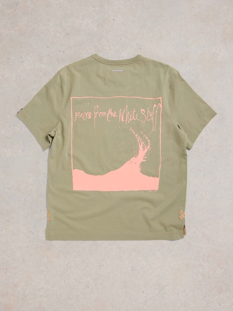 White Stuff Green Pocket 100% Cotton T-Shirt - Image 5 of 7