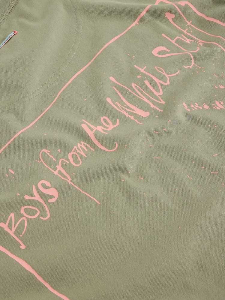 White Stuff Green Pocket 100% Cotton T-Shirt - Image 7 of 7